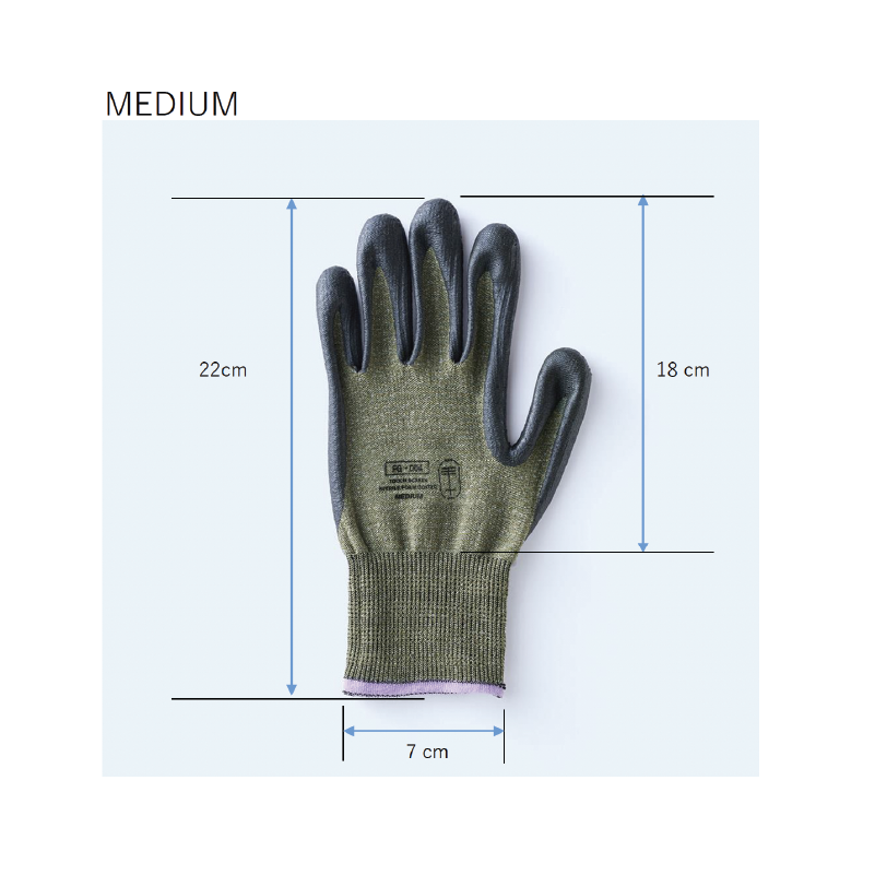 'Daily Works Glove' te+. 'Charcoal' Medium