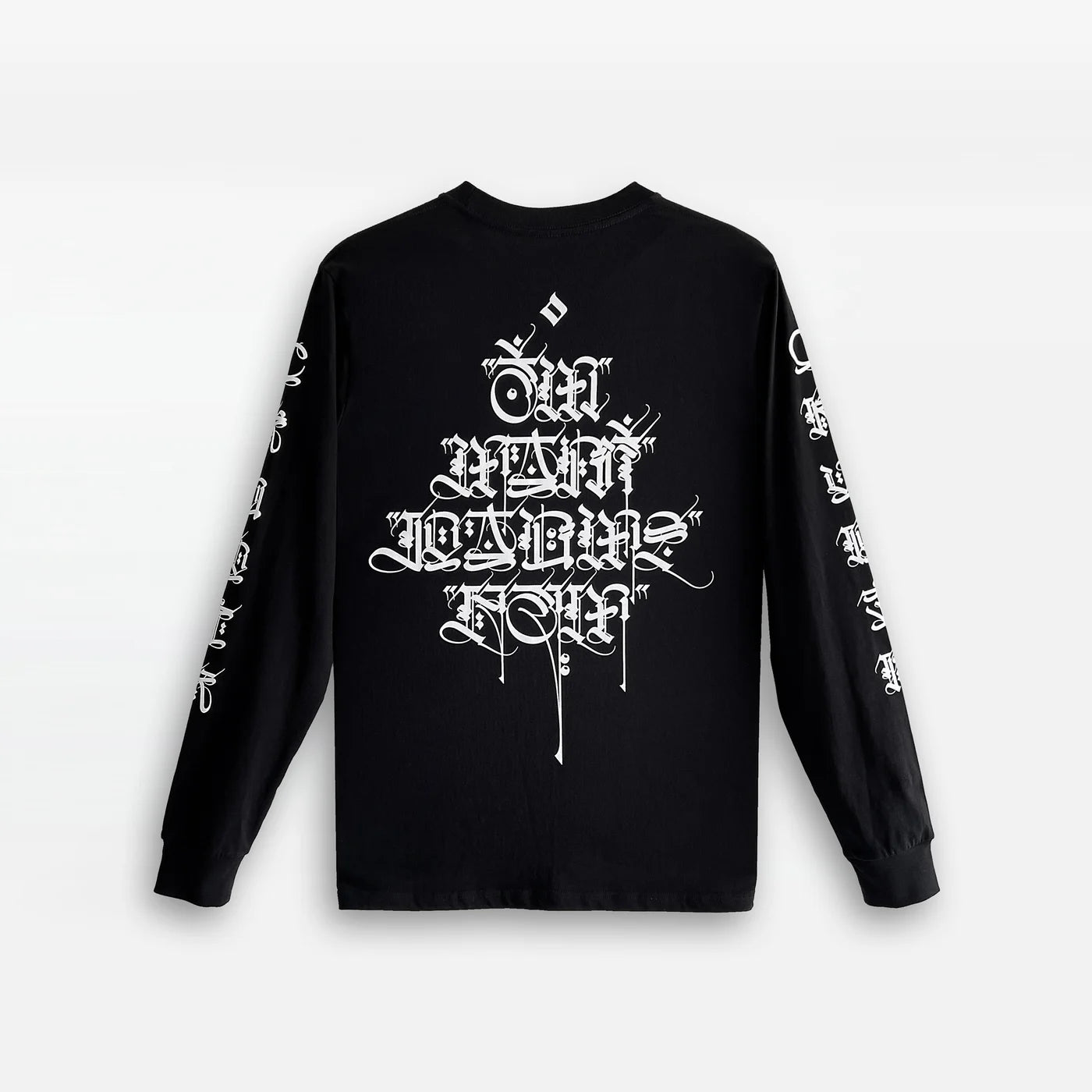 Six Sacred Syllables' Long Sleeve (Black) Cryptik – MELLOWIST