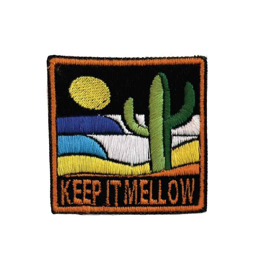 ‘Keep it Mellow Scene' (Medium) Embroidered  Patch by Sew Aloha