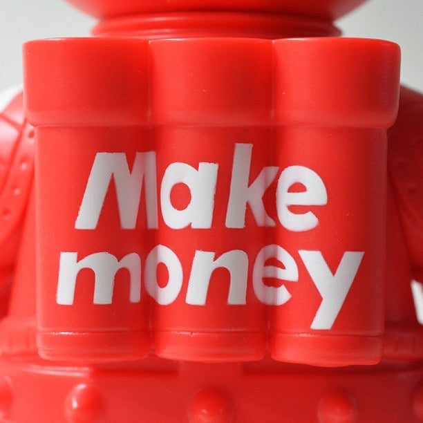 Tomodachi- First Machine' Sofubi - Make Money (Red) Japan Import