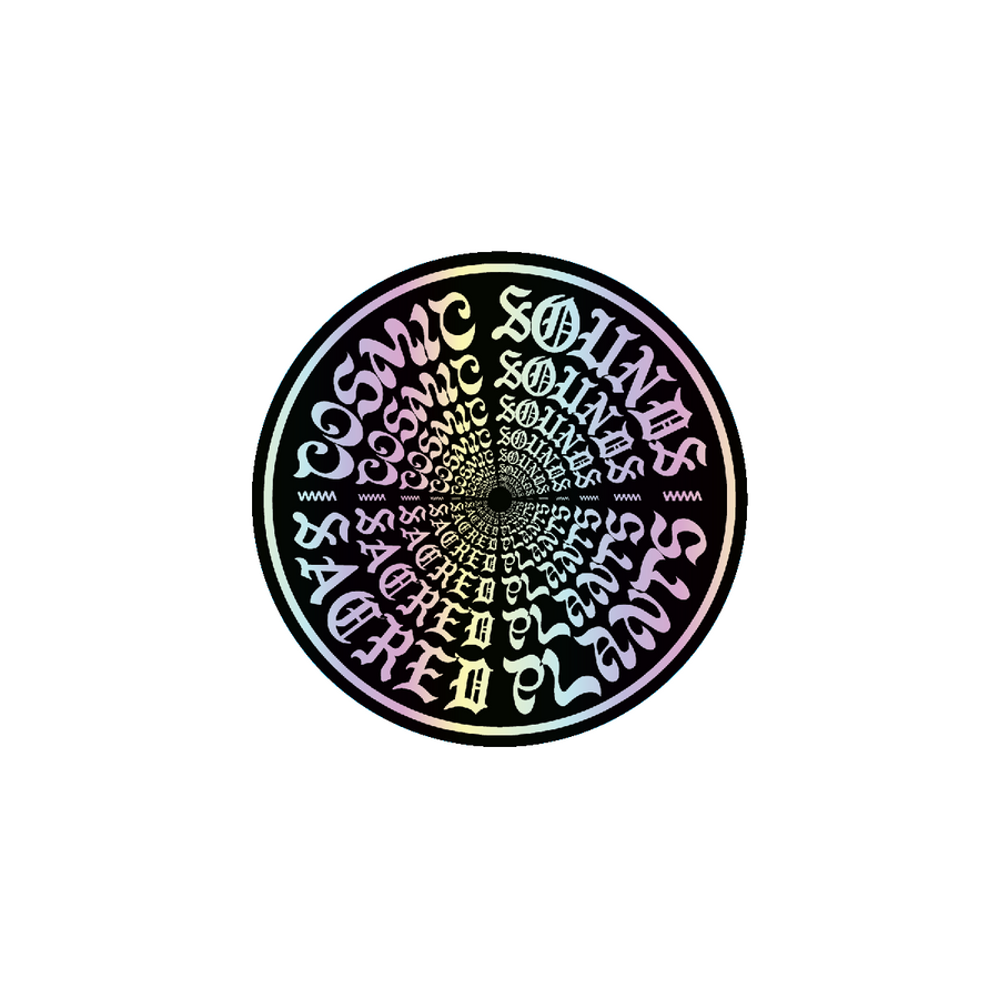 'Cosmic Sounds' Holographic Sticker