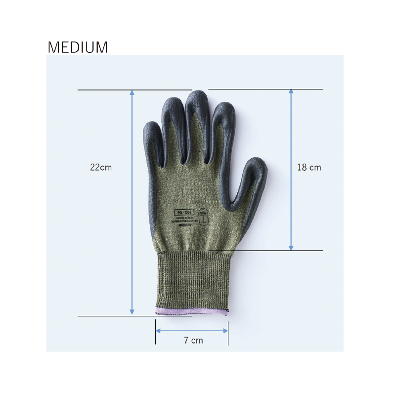 'Daily Works Glove' te+. 'Camel' Medium