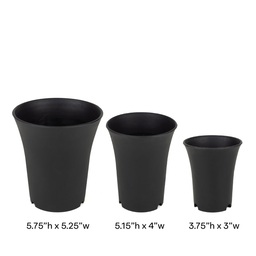 'Cascade Pot' (Black)