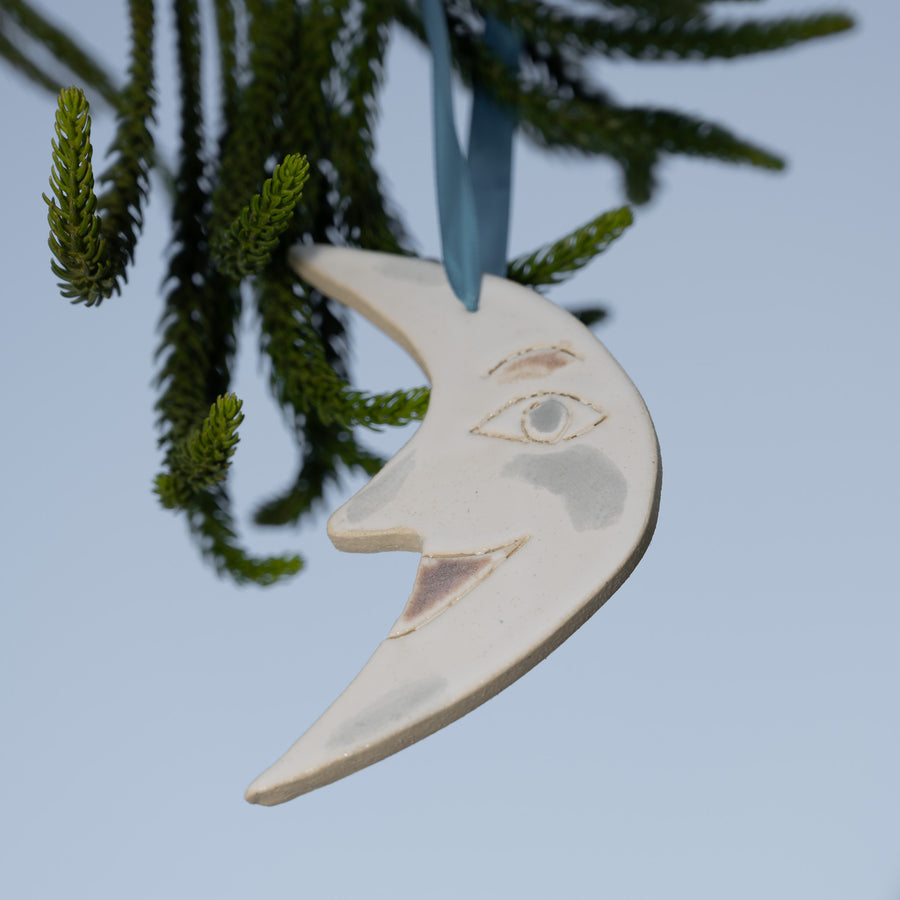 ‘Moon’ ornament by Small Spells