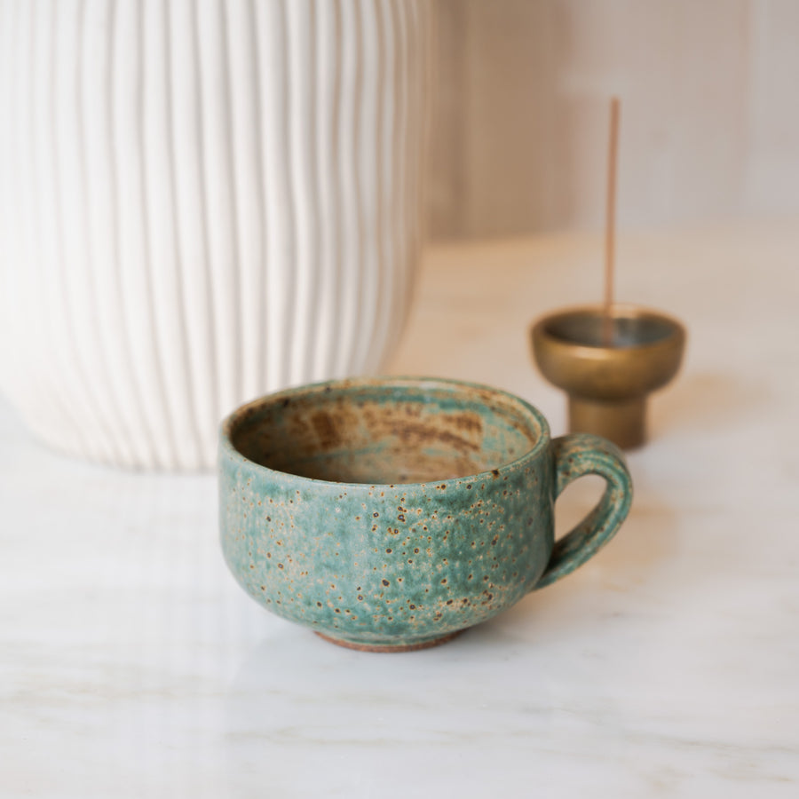 'Mug' (Turquoise) Pottery by Emily Davis