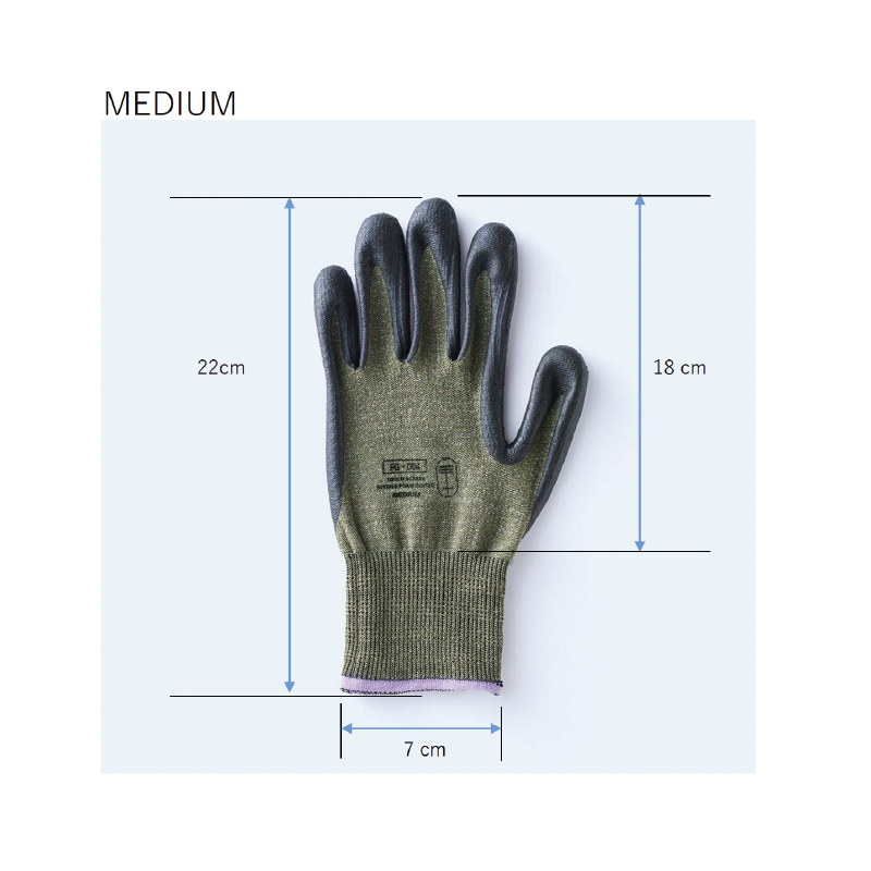 'Daily Works Glove' Te+. 'Gray' Medium