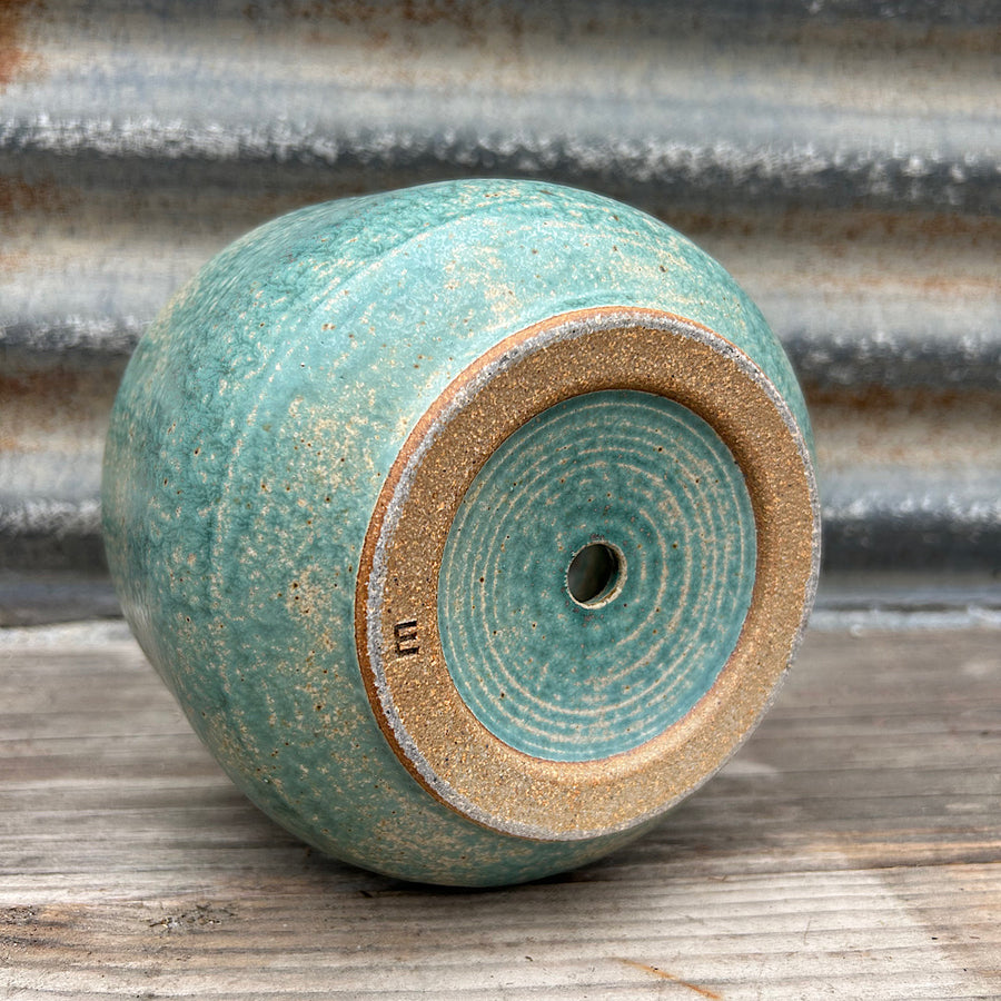 'Stoneware Pottery One Color' (Turquoise) Pottery by Emily Davis