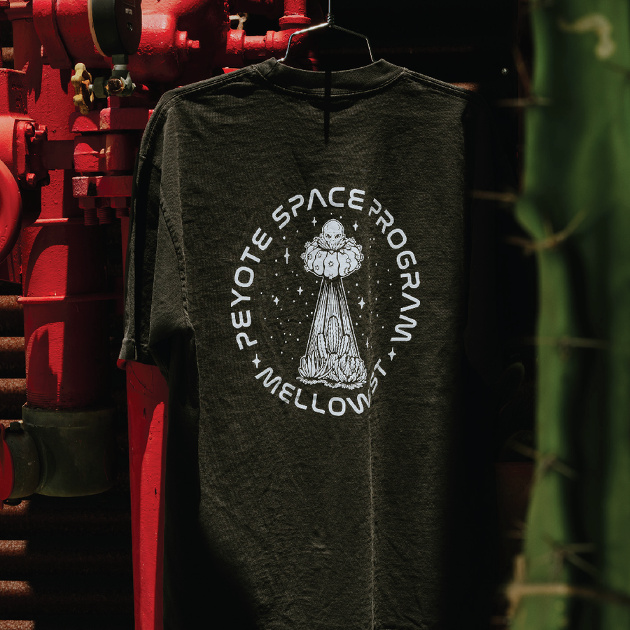 'Peyote Space Program' T (Vintage Black)