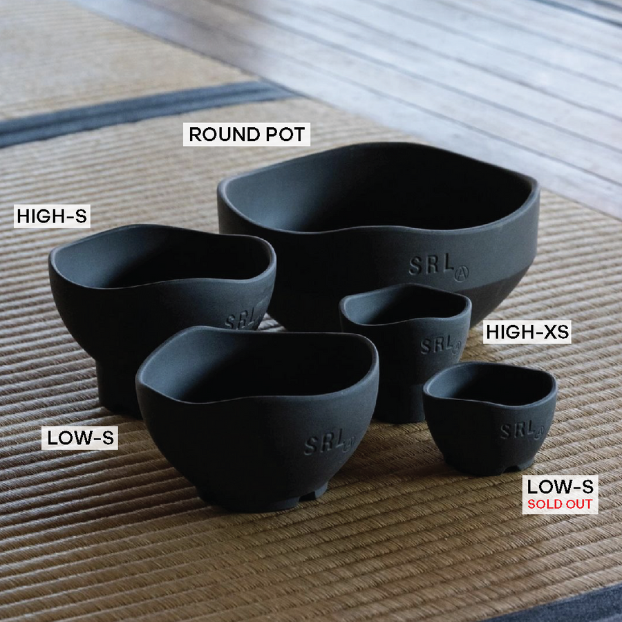 'Distortion Round Pot' SRL x Tsukamoto (Black)