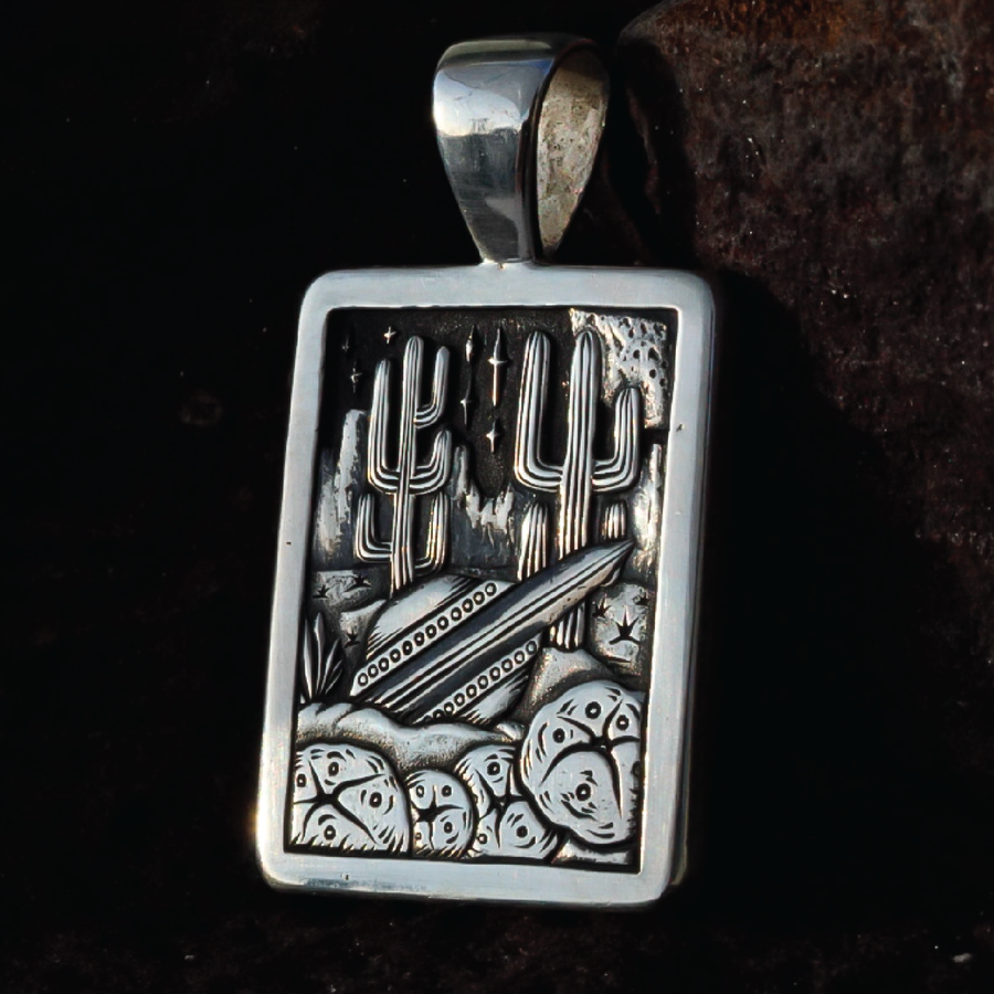 ‘Space Program' Pendant (Silver)