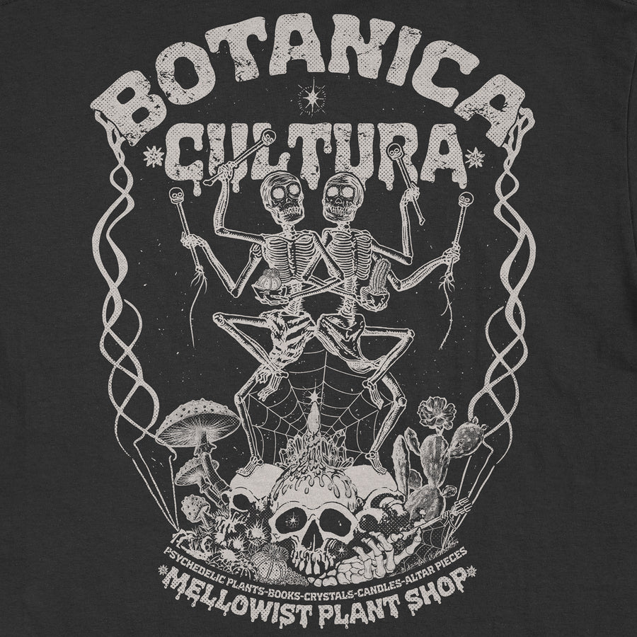 'Botanica Cultura' Long Sleeve T-Shirt (Black)