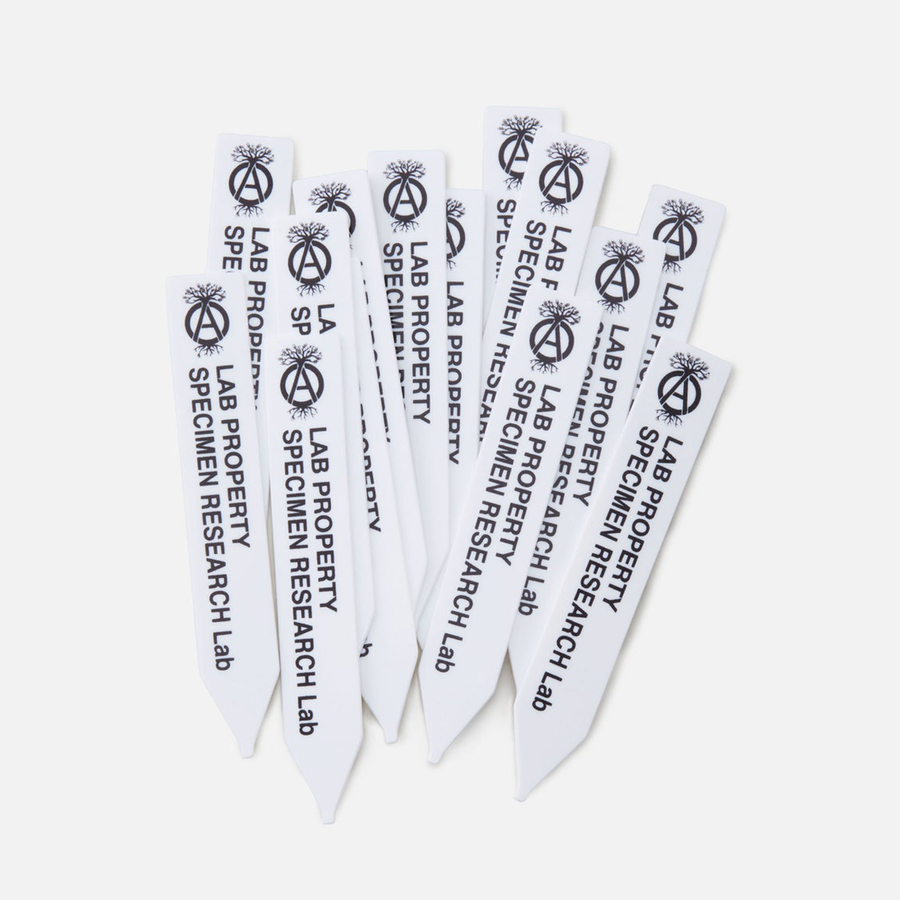 Black Plastic Plant T Labels & White Marker Pen - VIRIDIS HORTUS