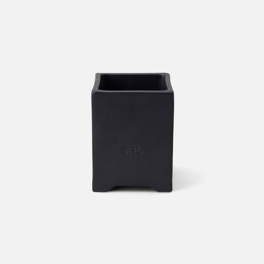'Square-High Plant Pot' SRL (Black)
